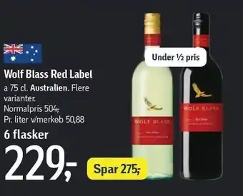 Wolf blass red label