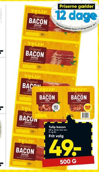 Bilka Tulip bacon tilbud