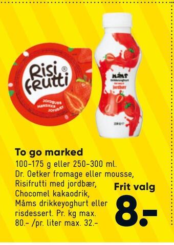 Bilka To go marked tilbud