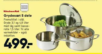 Bilka Grydesæt 5 dele tilbud