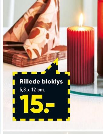 Bilka Rillede bloklys tilbud