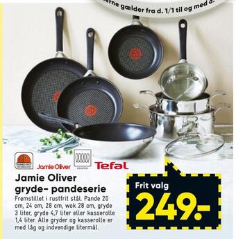 Bilka Jamie oliver gryde- pandeserie tilbud
