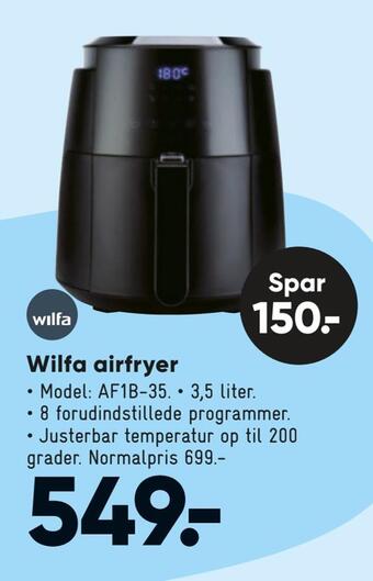 Bilka Wilfa airfryer tilbud