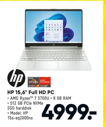 Bilka Hp 15,6 full hd pc tilbud