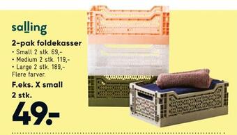 Bilka 2-pak foldekasser tilbud