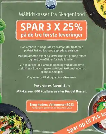 Bilka Måltidskasser fra skagenfood tilbud