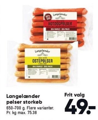 Bilka Pølser tilbud