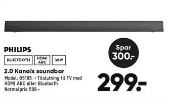 Bilka 2.0 kanals soundbar tilbud