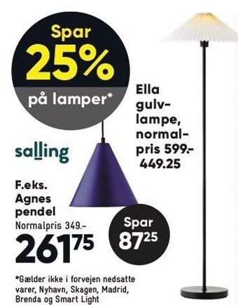 Bilka Lamper tilbud