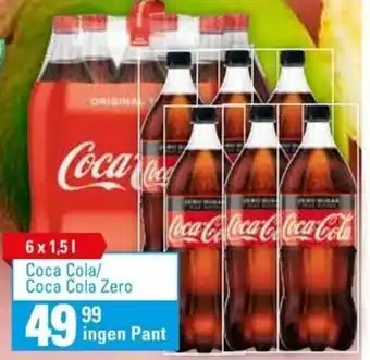 zur Krone Coca Cola/ Coca Cola Zero 6x1,5 L tilbud
