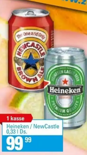 Heineken/NewCastle 0,33 l