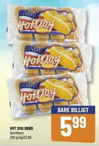 Løvbjerg Hot Dog Brød 250g tilbud