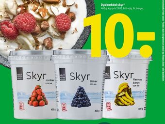 Coop 365 Dybbækdal skyr blåbær tilbud