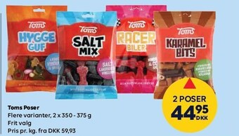 BorderShop Toms poser tilbud