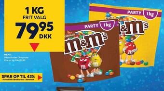 BorderShop M&m's tilbud