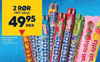 BorderShop Mentos el. fruit-tella tilbud