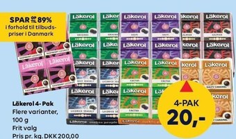 Läkerol 4-pak