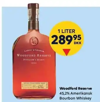 Woodford reserve 45,2% amerikansk bourbon whiskey