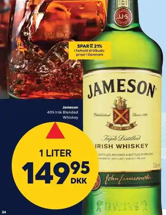 BorderShop Jameson 40% irsk blended whiskey tilbud