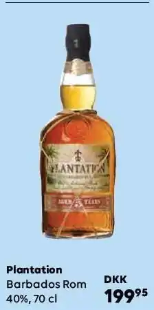 BorderShop Plantation barbados rom 40% tilbud