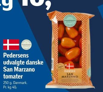 Føtex Pedersens udvalgte danske San Marzano tomater tilbud