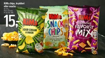 Føtex KiMs chips, krydderi eller snacks tilbud