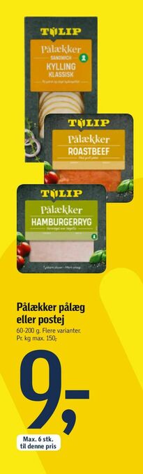 Føtex Pålækker pålæg eller postej tilbud