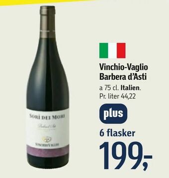 Føtex Vinchio-Vaglio Barbera d'Asti tilbud