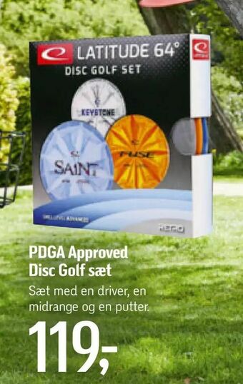 Føtex PDGA Approved Disc Golf sæt tilbud