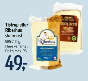 Tistrup eller Riberhus skæreost