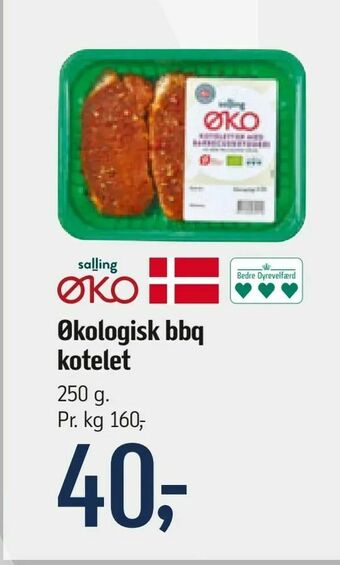 Føtex Økologisk bbq kotelet tilbud