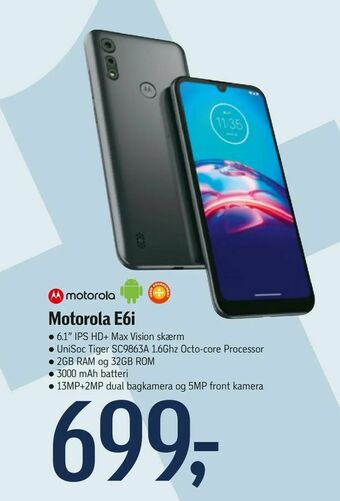 Føtex Motorola E6i tilbud