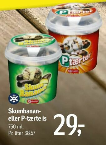 Føtex Skumbanan eller P-tærte is tilbud