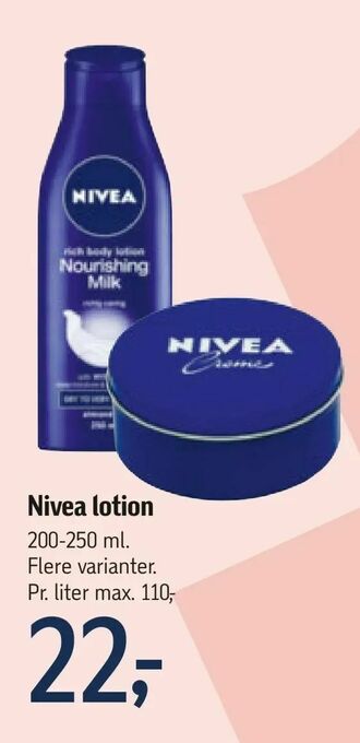 Nivea lotion