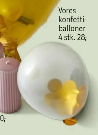 Føtex Vores konfetti balloner tilbud