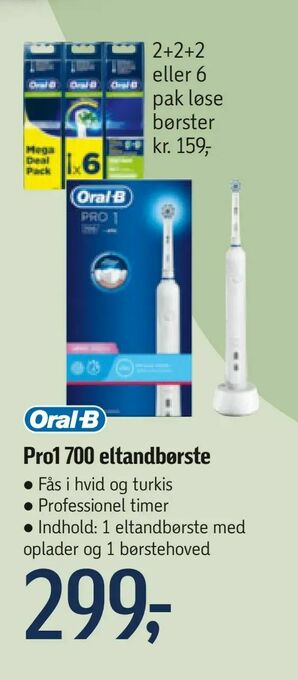 Føtex Pro1 700 eltandbørste tilbud