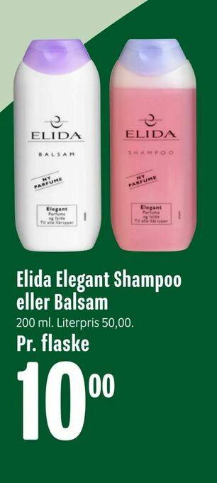 Min Købmand Elida Elegant Shampoo eller Balsam tilbud