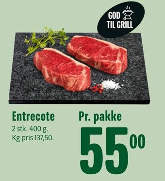 Min Købmand Entrecote tilbud