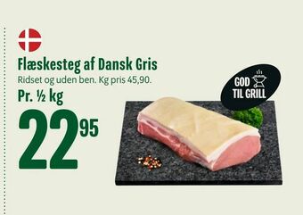 Min Købmand Flæskesteg af Dansk Gris tilbud