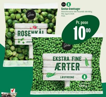 Min Købmand Gestus Grøntsager tilbud