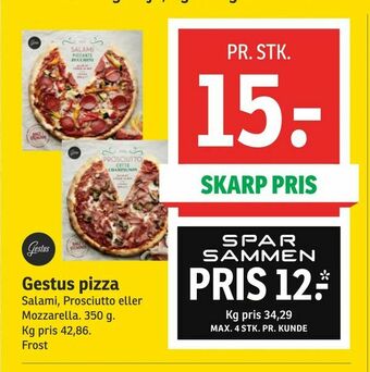 SPAR Gestus pizza tilbud