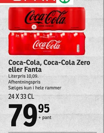 SPAR Coca-Cola, Coca-Cola Zero eller Fanta tilbud