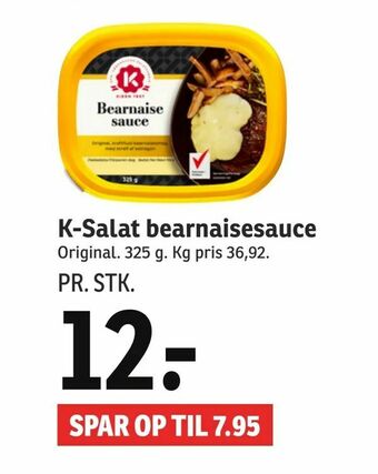 SPAR K-Salat bearnaisesauce tilbud