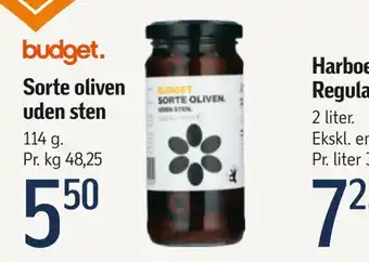 Føtex Sorte oliven uden sten tilbud