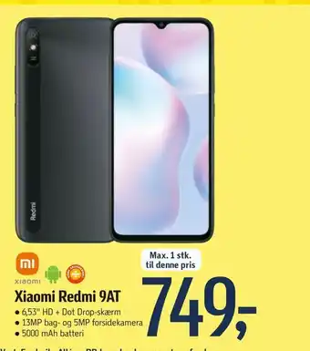 Føtex Xiaomi redmi 9at tilbud