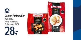 Føtex Daloon forårsruller tilbud