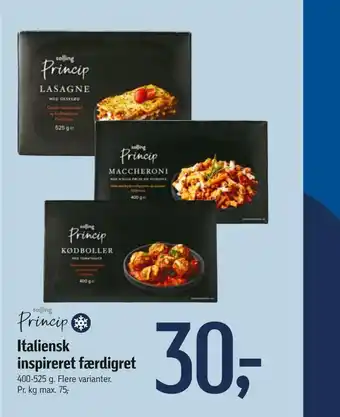 Føtex Italiensk inspireret færdigret tilbud