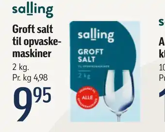 Groft salt til opvaske- maskiner