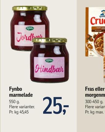 Føtex Fynbo marmelade tilbud