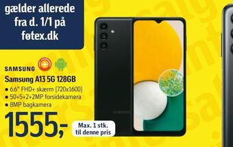 Føtex Samsung a13 5g 128gb tilbud